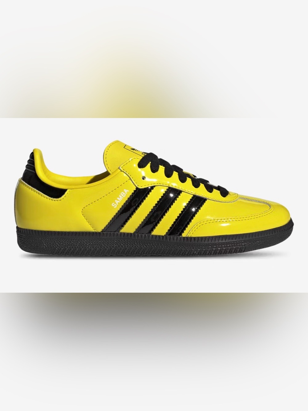 NIB [adidas] Originals Samba OG in Yellow/Silver Metallic/Black Women’s 5 or 5.5